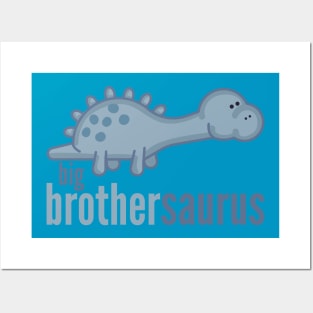 Big Brothersaurus Shirt Family Dinosaur Shirt Set Posters and Art